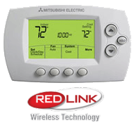 Mitsubishi Wireless Digital Programmable Thermostat