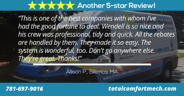 Heating Air Conditioning Service Testimonials Reviews Burlington Ma